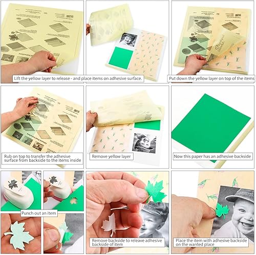 Miniatura 3 de Scrapbook Adhesives Adhesivo para álbumes de recortes de 3 L, hojas adhesivas, 12 pulgadas x 12 pulgadas (25 piezas)