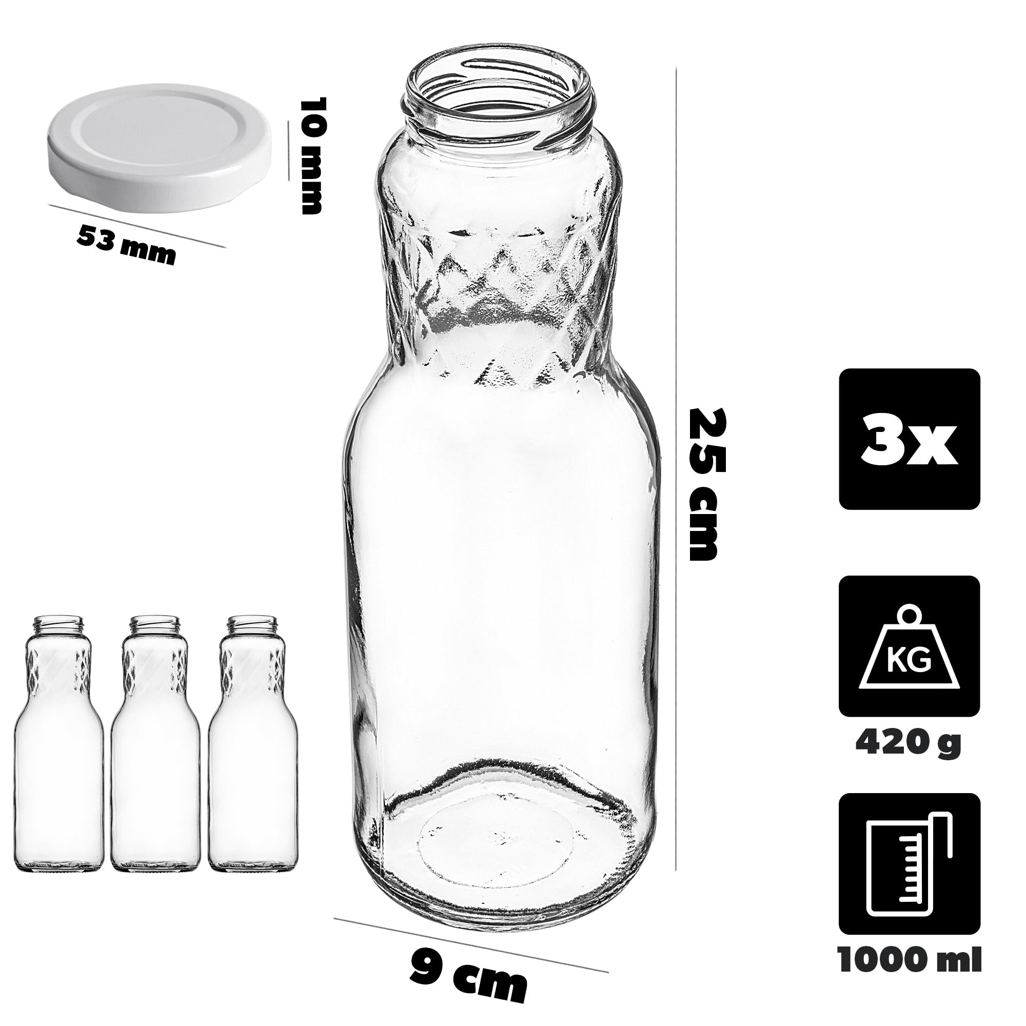 Kadax Dispenser Voor Vloeibare Specerijen, Glazen Fles Met Stalen Elementen Olie Azijn Vinaigrette Oliereservoir Olijfoliedispenser Vinaigrette Zwart 663016933