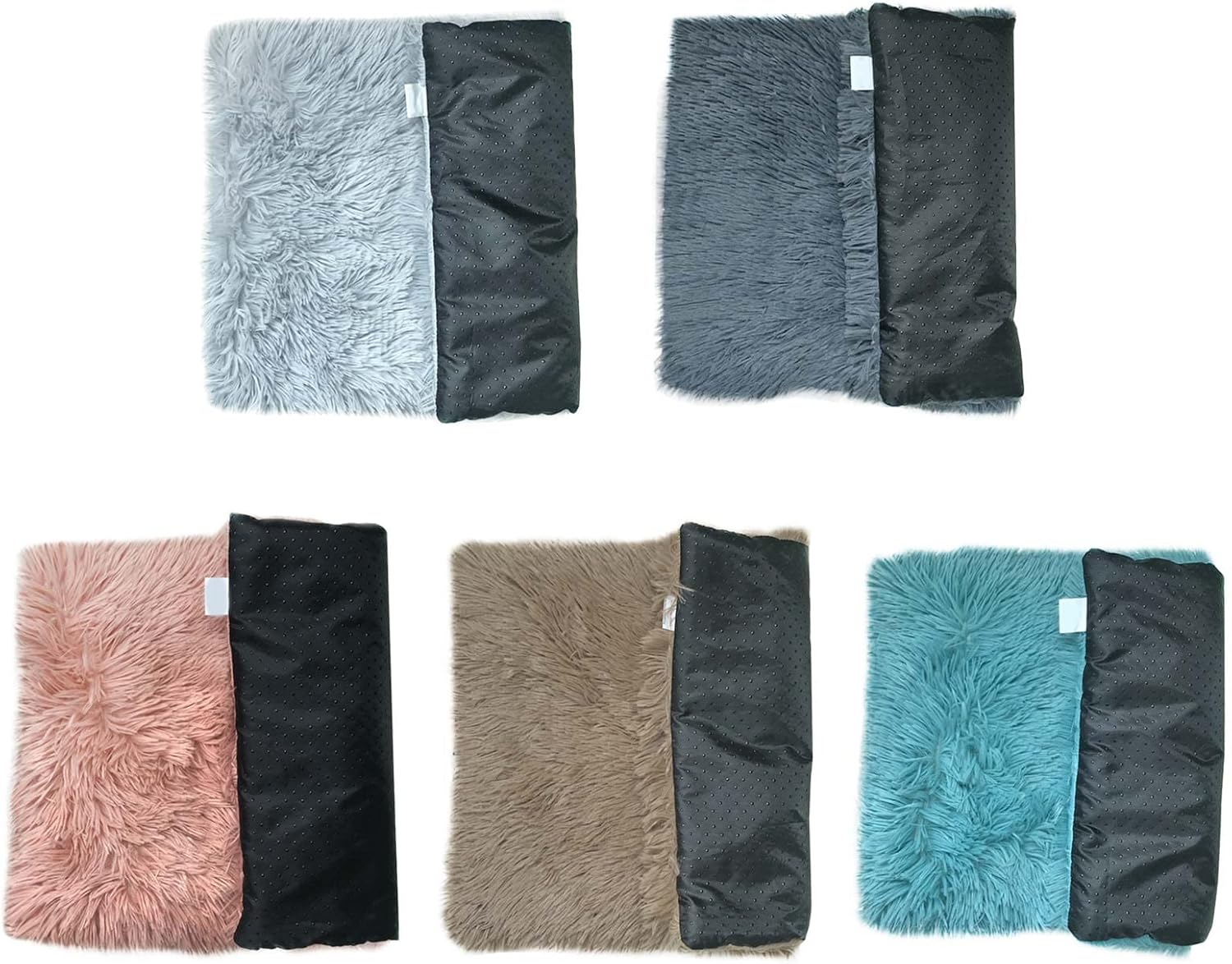 review Cat Bed Calming Dog Bed Medium Deals of The Day Square Kitten Beds for Indoor Kittens Washable Self Warming Cat Mat Warm Ultra Soft Anxiety Bed for Dogs Small Dog Cuddle Dog Bed