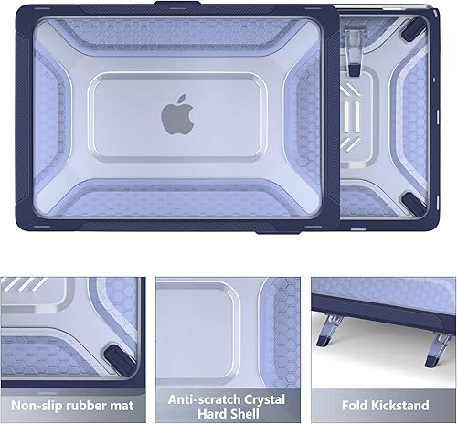 Miniatura 59 de Batianda Funda para MacBook Air de 13 pulgadas 2020 2019 2021 modelo A2337 M1 A2179 A1932 con Touch ID, carcasa rígida resistente a prueba de golpes