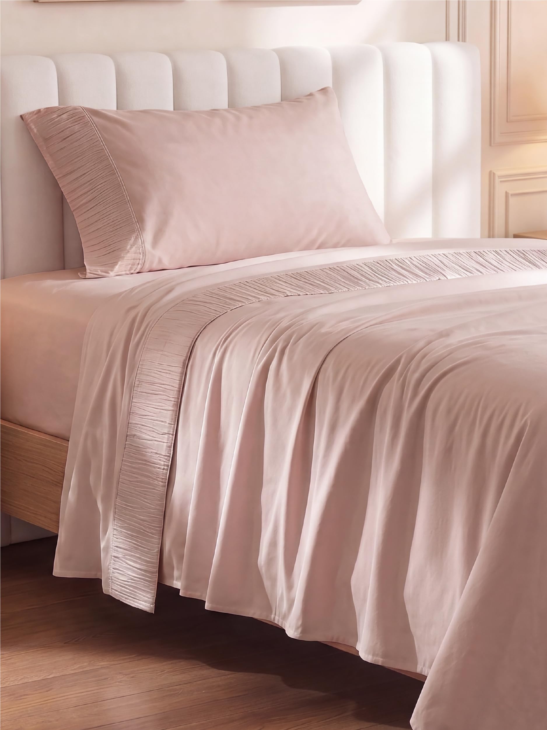 Bedsure Twin Sheets Set - 3 Pieces Soft, Breathable, Cooling Bed Sheets
