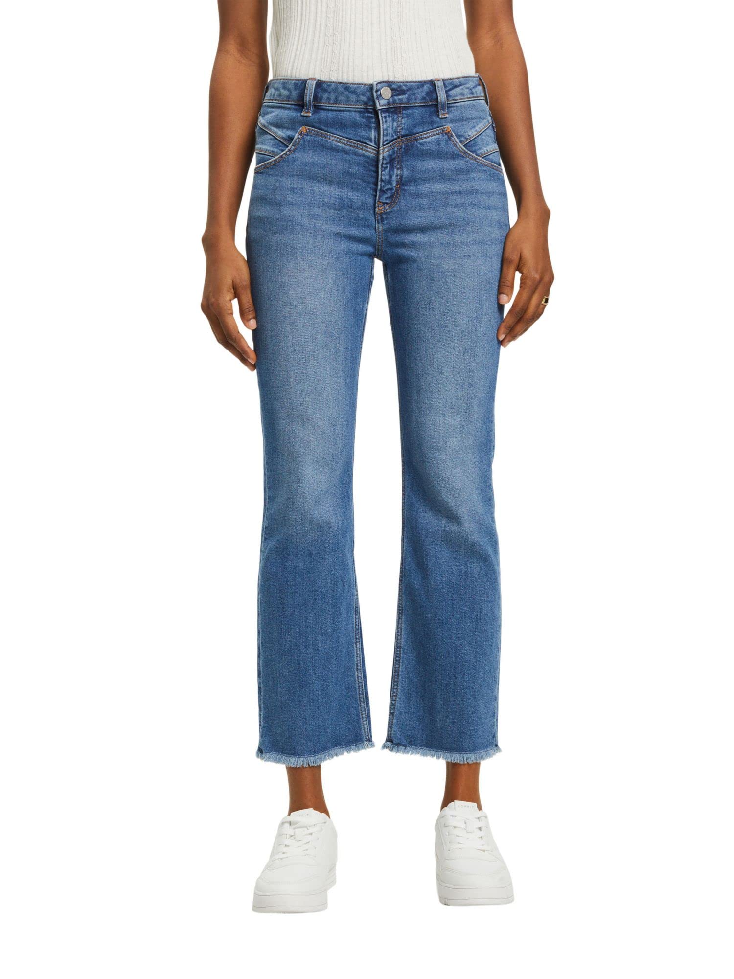 Esprit Women's 902/Blue Medium Wash 023Ee1b314 Jeans, 35W X 28L