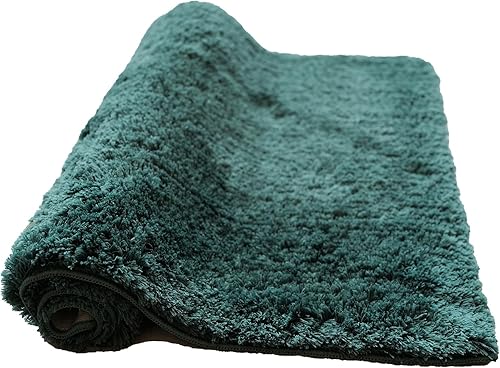 Miniatura 16 de CozeCube Tapete de baño peludo mejorado para baño, antideslizante, de 20 x 32 pulgadas, súper suave, de secado rápido, alfombras de baño de felpa V2