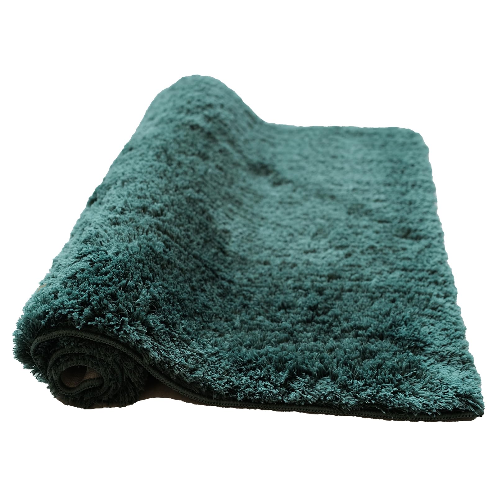 CozeCube Green Bath mats 36" x 24", Non Slip Shaggy Bathroom Rug, Ultra Soft Machine Washable Plush Pile Rugs, Fluffy Microfiber for Bedroom
