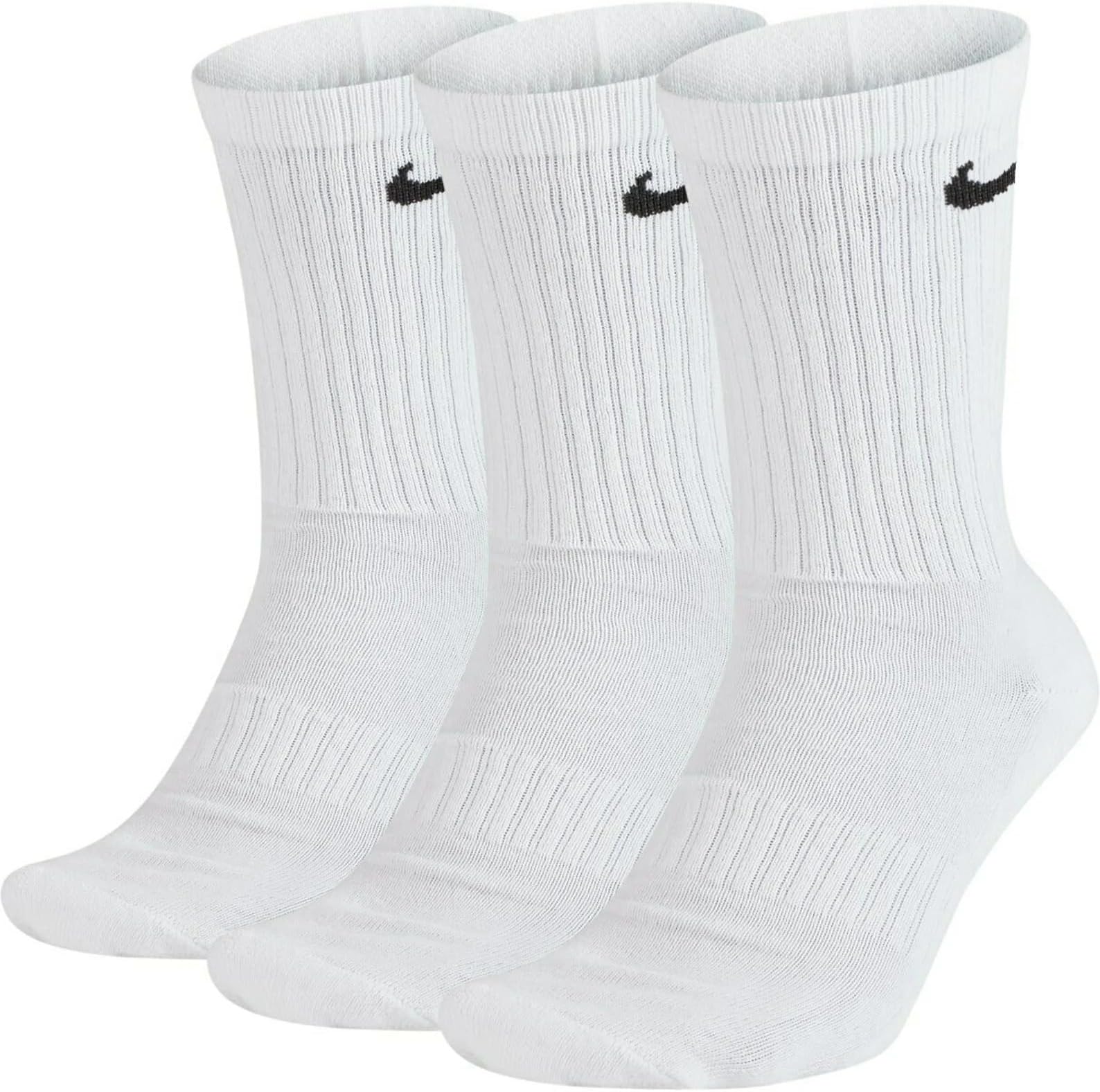 Sponsored Ad - Men Women unisex-adults Everyday crew length cotton cushioned socks pack of 3
