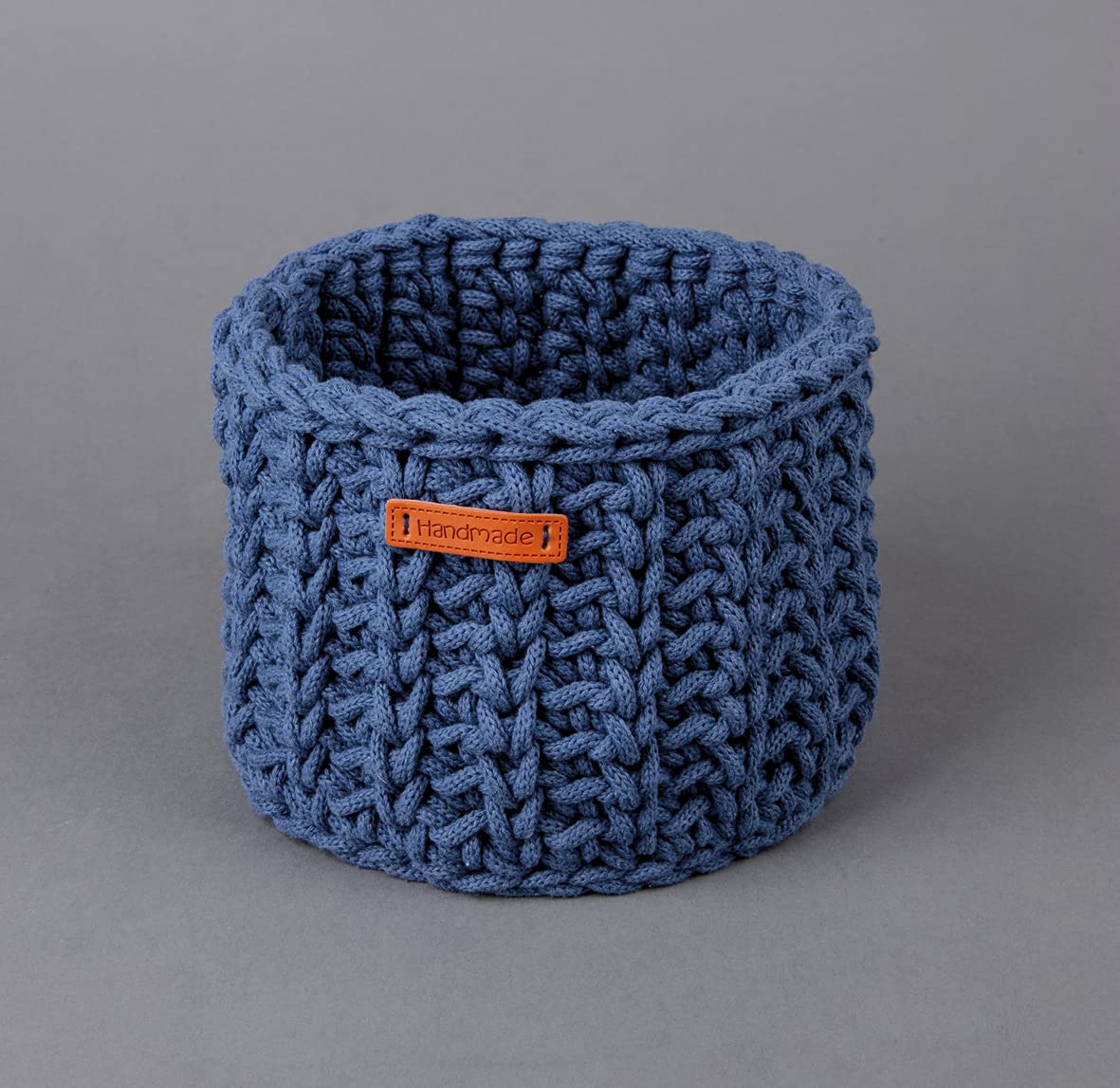 Rayher Braidy Recycling Yarn for Crafts and Decorations Crochet Yarn, Macrame Cord with a Diameter of 4mm, 60m, jeans blue, 42010372 - Image 4