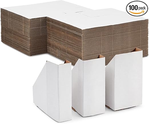 100 Pack Picture Frame Corner Protectors for Moving and Shipping Painting Artworks - Adjustable Cardboard Corner Guards - White Art Edge Protector (Fits 1", 1.5", 2.2" Frames)