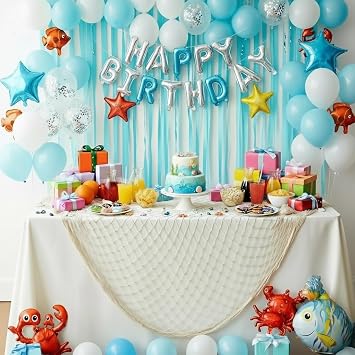 Sukh Fish Net Decorations 1.5x2m - Fish Net Decorations Decorative Netting Nautical Fishnet Table Runner Nets Netting Fishnet Ocean Party Decor Decoration Decorative Fishing Rope
