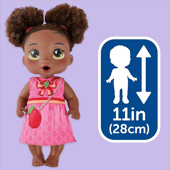 Muñeca Baby Alive Bubbly Tea Party Berry Boo miniatura 7