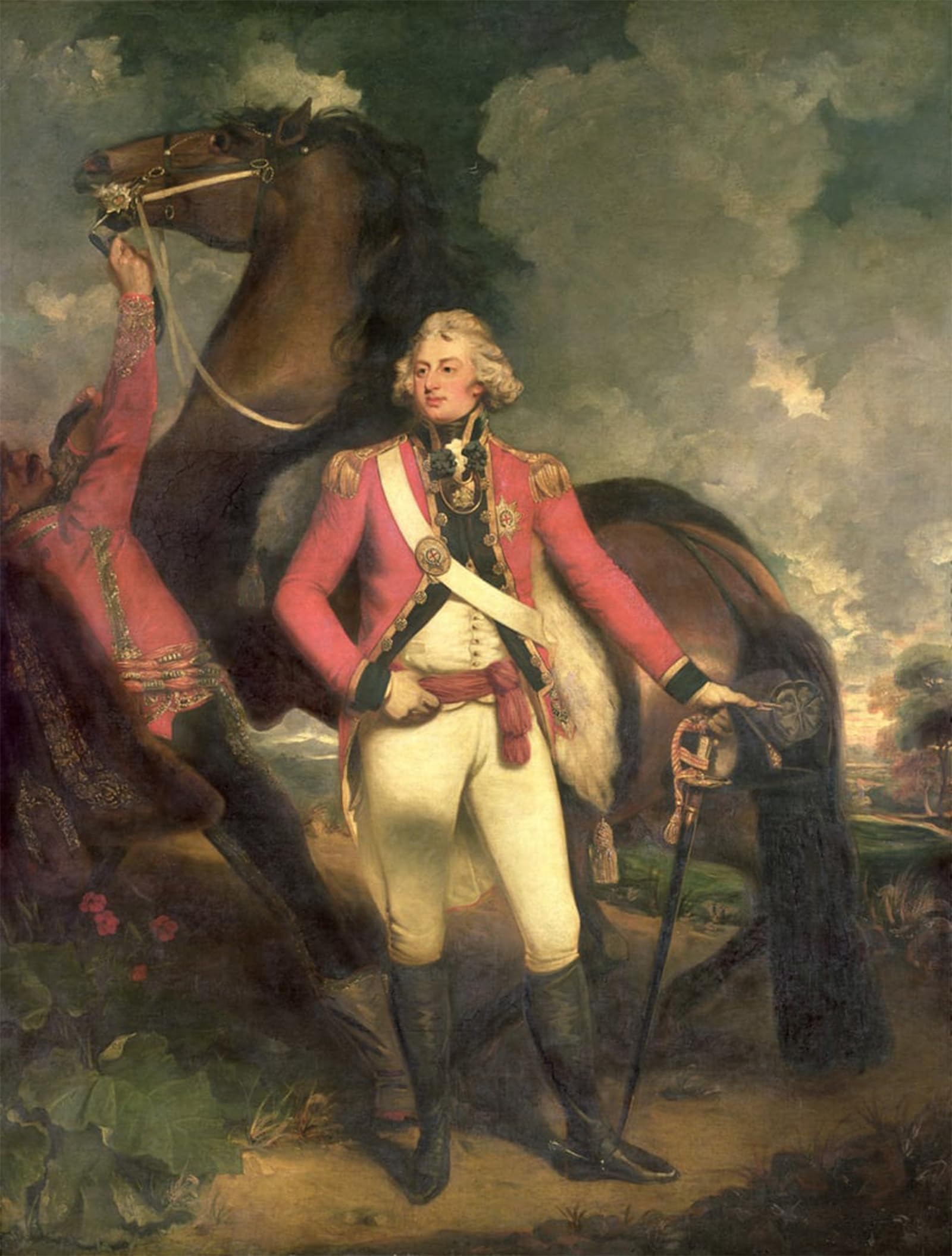 RZHRHJES Retro Picture Portrait Oil Painting Modern Wall Artwork Famous Painitng by Hoppner Canvas Poster for Home Decor 60x90cm