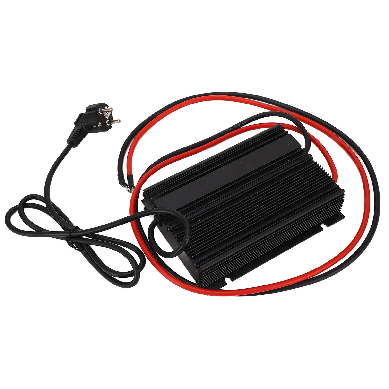 FTVOGUE Caricabatterie Al Litio 12V 14,6V 40A Caricabatterie Intelligente da CA a CC Impermeabile per Batterie Al Litio Ferro Fosfato per Utenti di Marini Fuori Rete (Spina europea)