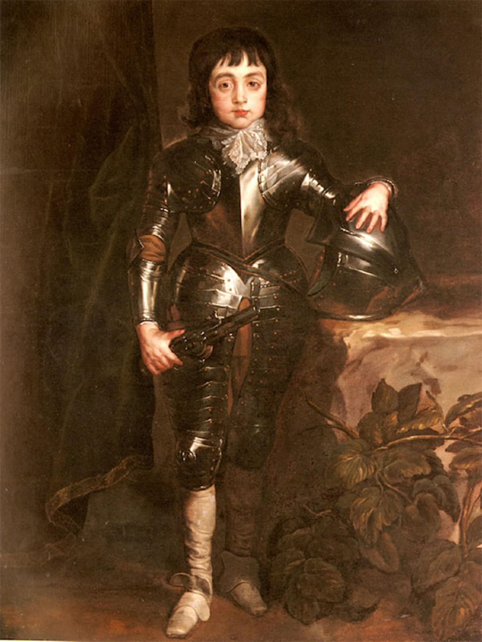 Serendipitp No Frame Vintage Wall Art Canvas Nordic Poster Canvas Print Picture Portrait Of Charles Ii When Of Wales Sir Antony Van Dyck Wall Art Poster For Home Decor 60X90cm