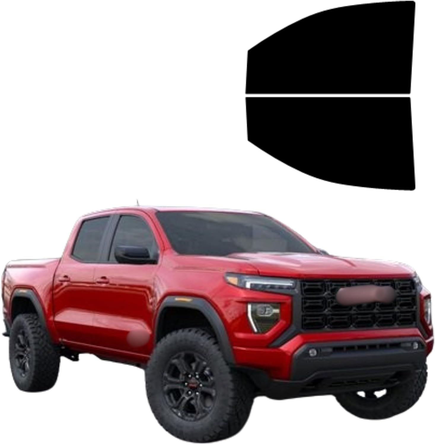 Precut Tint Kit Nano Carbon Film for GMC Canyon 4DR Truck 2023-2026 Driver and Passenger Windows Computer Cut to Custom Fit Your Windows.. (20% All)