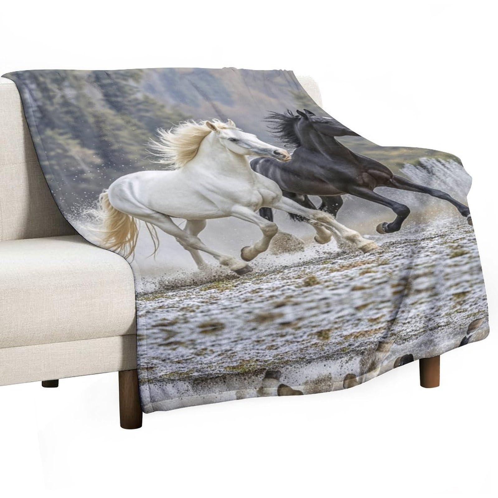 Couverture de course à pied en flanelle pour chasser le froid sur votre lit ou canapé