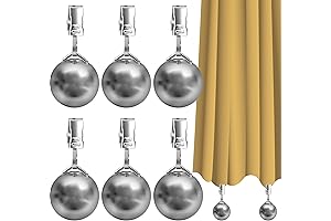 6 Pack Clip-On Outdoor Curtain Weights: The Ultimate Solution for Stable Curtains