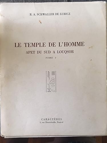 Le Temple de l'homme : Apet du Sud à Louqsor, coffret de 2 volumes