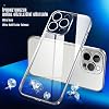 MADNOVA Transparent Phone Case Compatible with Apple iPhone 14 Pro Max, Camera Protected Silicone Case