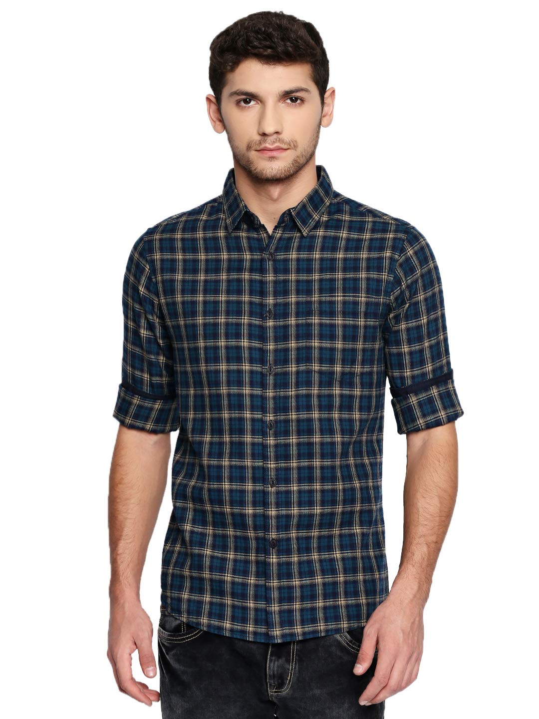 Dennis Lingo Men’s Slim fit Casual Shirt