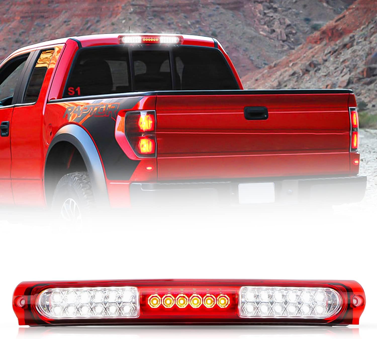 Fit for 19972003 Ford F150 High Mount Brake Light