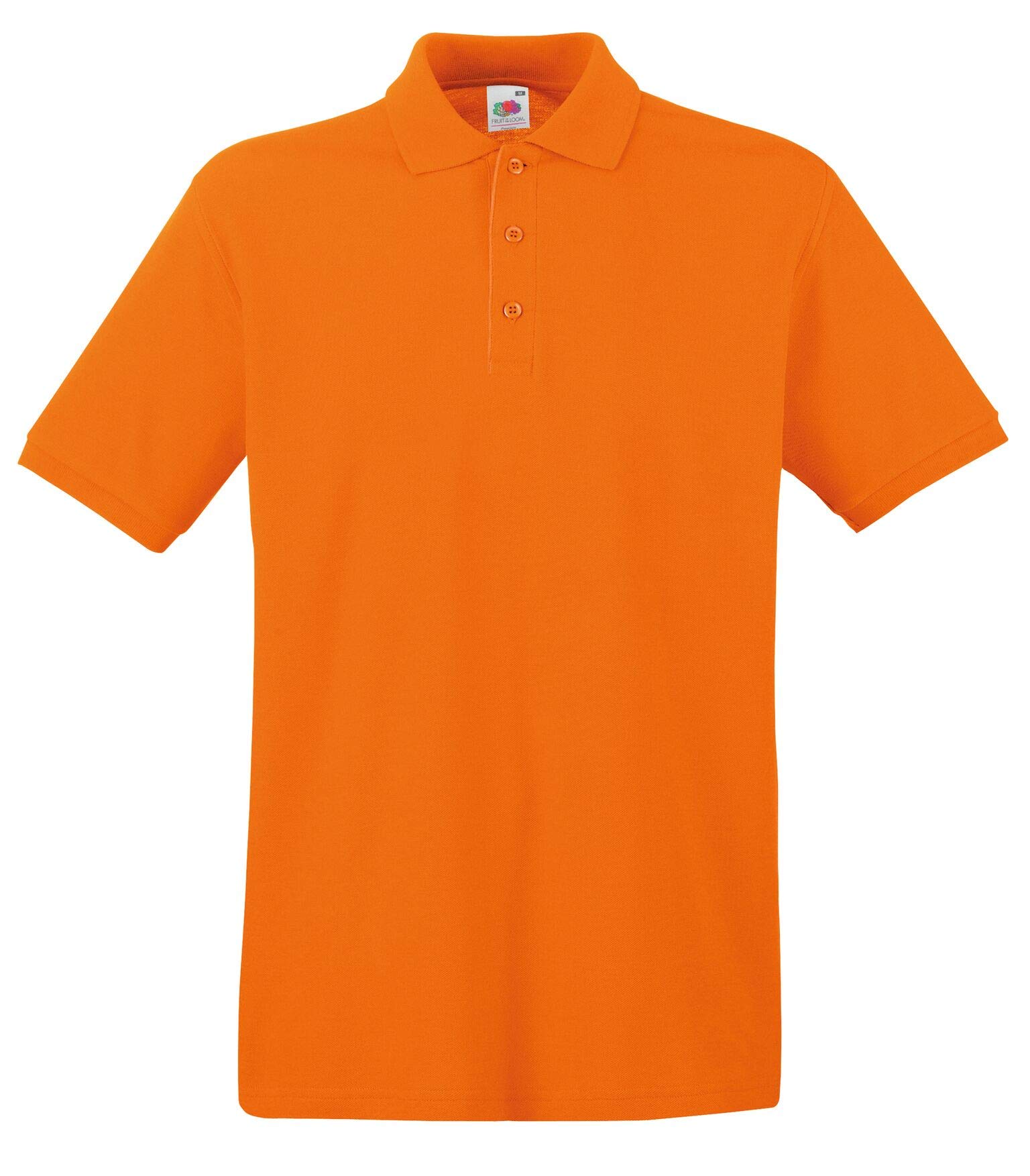 Fruit Of The Loom Orange Premium Polo Xxl