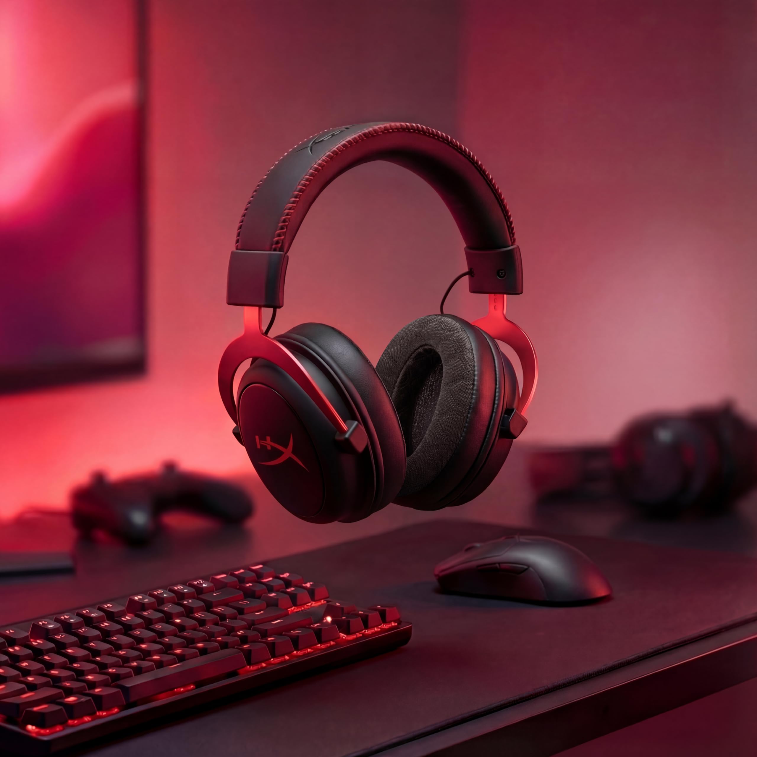 WC FreeZe V2 Cloud – kątowe chłodzące nauszniki żelowe kompatybilne z serią HyperX Cloud firmy Wicked Cushions | Nowy materiał chłodzący FreeZe V2, wyjątkowo gruby | Black