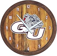 Vista 193 de The Fan-Brand NCAA Oklahoma Sooners: Faux Barrel Top Wall Clock Sports Team Bar Sign Décor - Home Man Cave, Party Decoration - Made On Demand