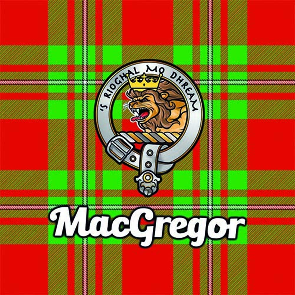 Art2GlassTartan Clan Coaster - MacGregor