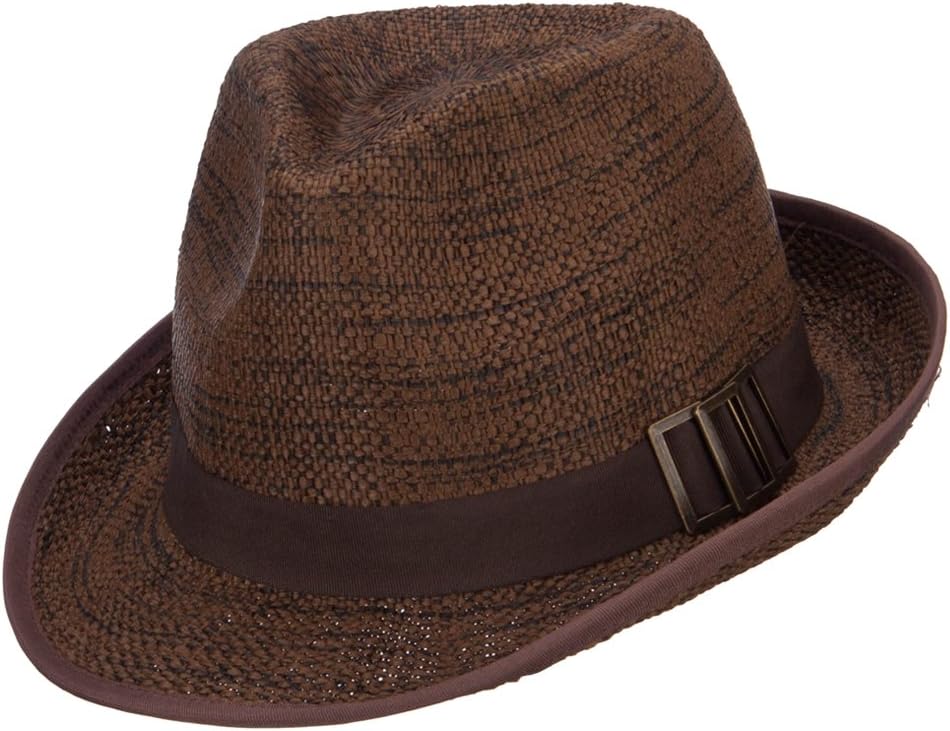 Classic Men's Woven Paper Straw Fedora