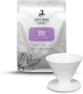 Addis Ababa Coffee - Awasa Blend Filtre Kahve & V60 Dripper