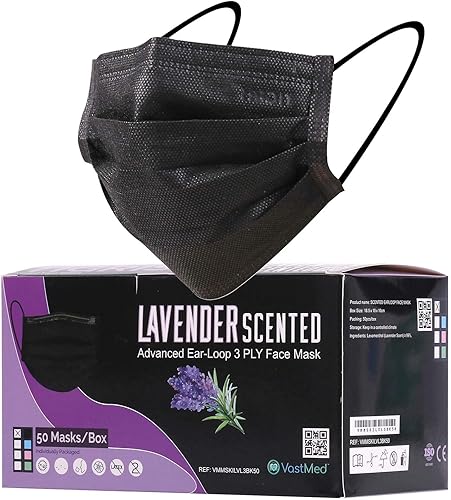 Miniatura 4 de Máscara avanzada para las orejas, ligeramente perfumada, 4.0G, 3 capas, nivel 3, transpirable, envuelta individualmente, para uso en interiores y