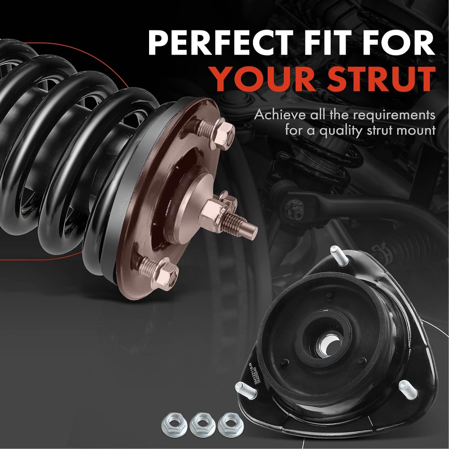A-Premium Front Suspension Strut Mount Compatible with Subaru Outback 2000-2004/2010-2014 Forester 1998-2008 Impreza 1993-2007 Legacy 1990-2004/2010-2014 Baja 2003-2006