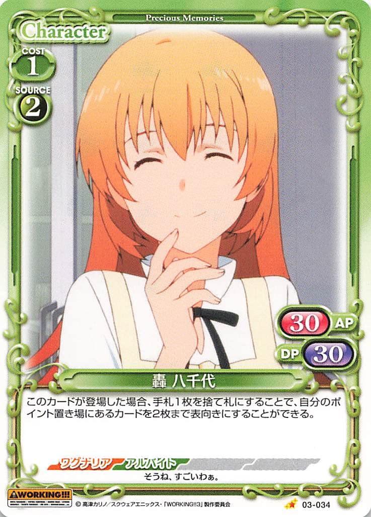 Amazon.co.jp: WORKING!! 轟 八千代 03-034 C : おもちゃ