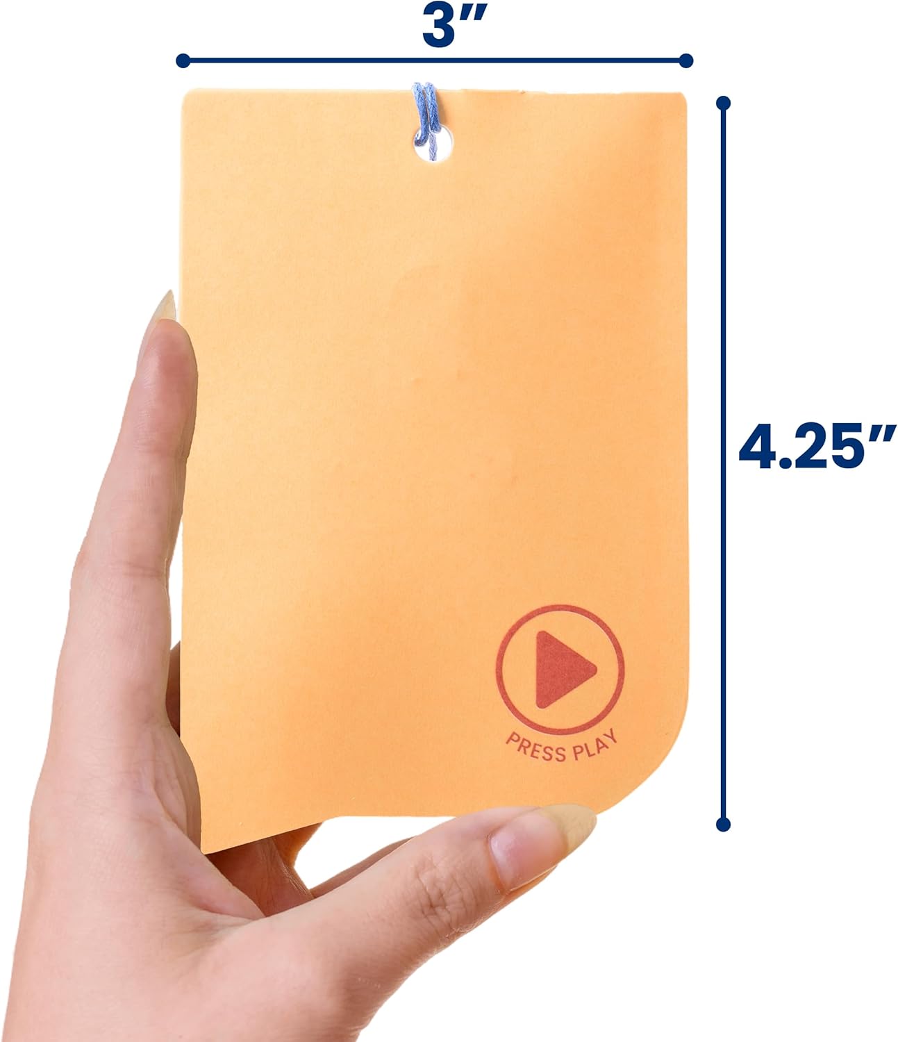 VOICEGIFT 60-Second Audio Recorders for Gift, Back to School Voice Recordable GiftTags for Teachers & Students | Multicolor | 4 Pack