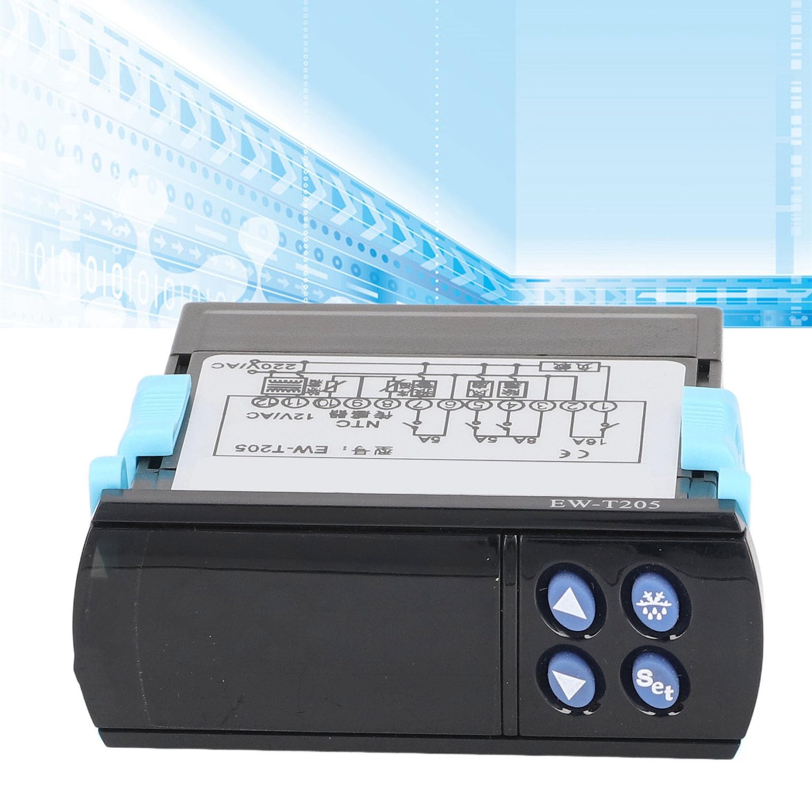 Regulador de temperatura digital AC12V con chip de alta precisión