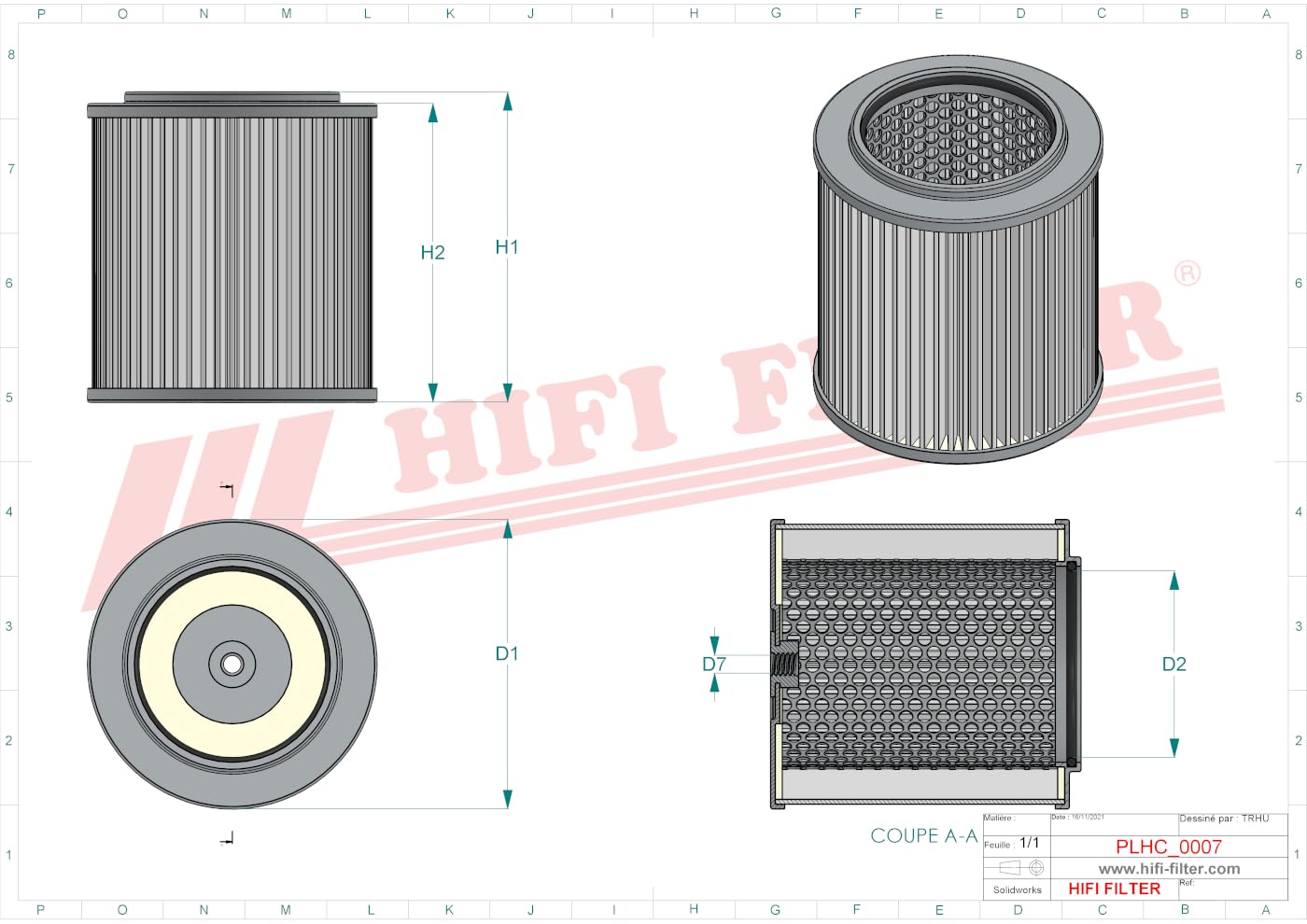 HIFI FILTER Hydraulikfilter SH 60036