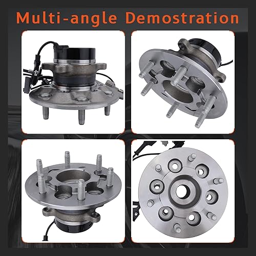 Miniatura 6 de DRIVESTAR 4WD Rodamiento de rueda delantera derecha y conjunto de cubo compatible con Chevrolet Colorado GMC Canyon 2006 Isuzu i-350 07-08 Isuzu
