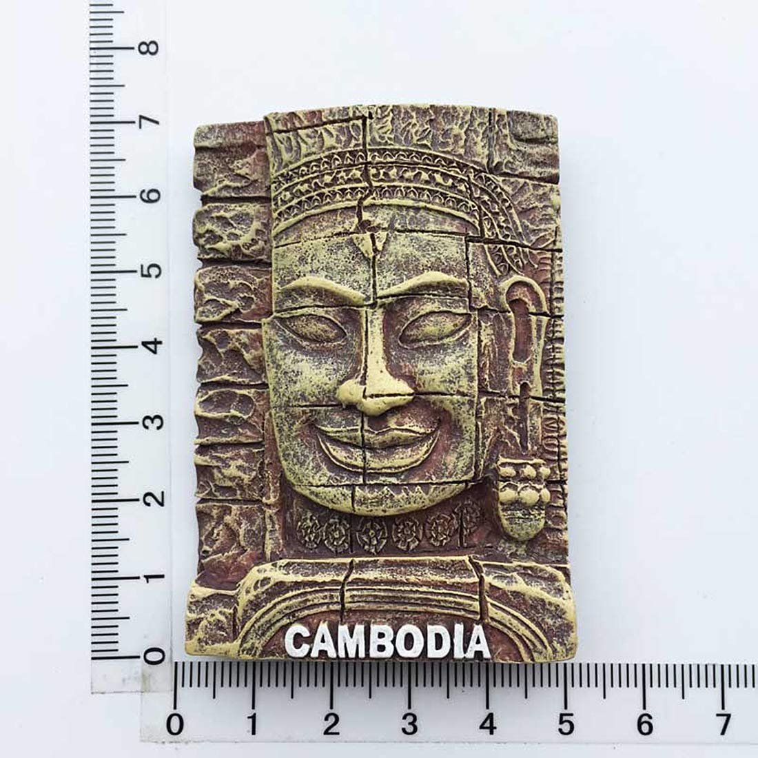 Cambogia, calamita da frigorifero 3D Angkor Wat in resina, souvenir da viaggio, fatta a mano, decorazione per la casa e la cucina, regalo
