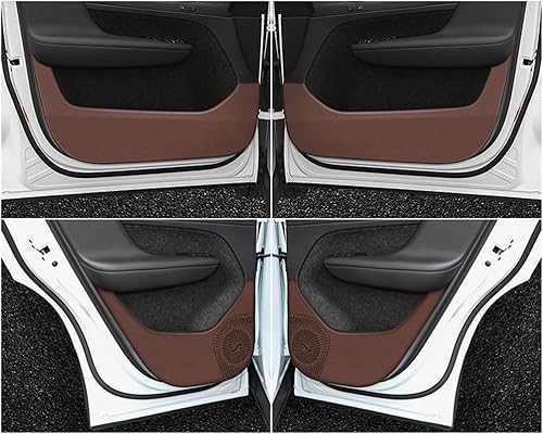 Miniatura 8 de Adhesivos para puerta de automóvil para Volvo XC40 2020-2022 2020-2022, calcomanías resistentes a los arañazos (color negro)