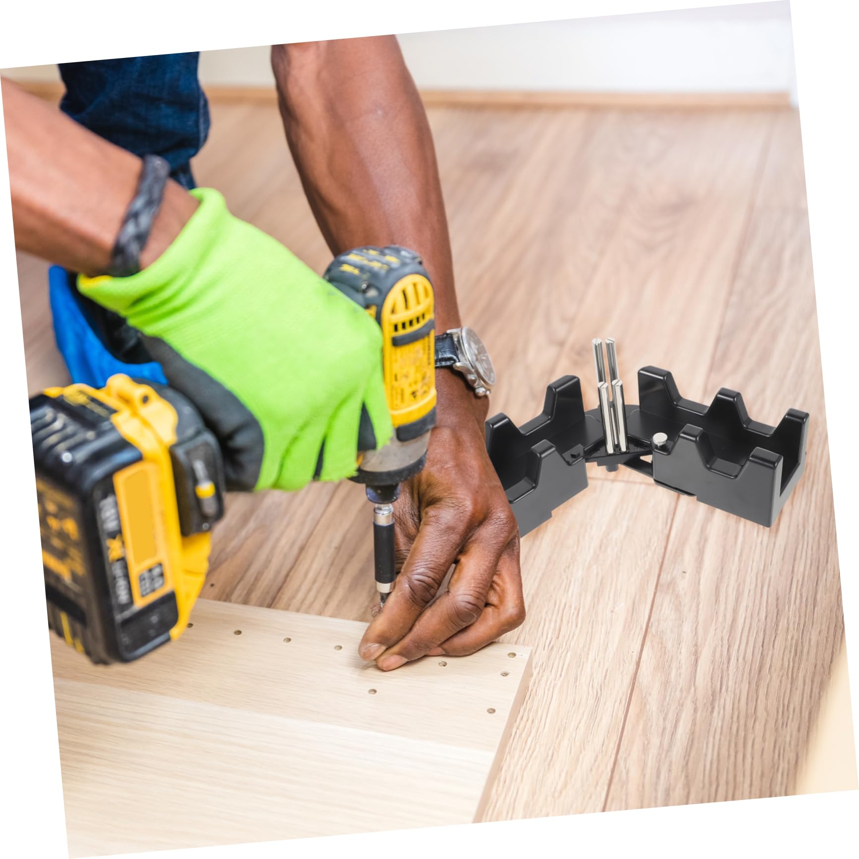 Mikikit Misuratore Angolare Per Miter Strumento Misurazione Per e Segatura Utensile Compatto e Inossidabile Facile Da Usare e Portatile Per Lavori Falegnameria