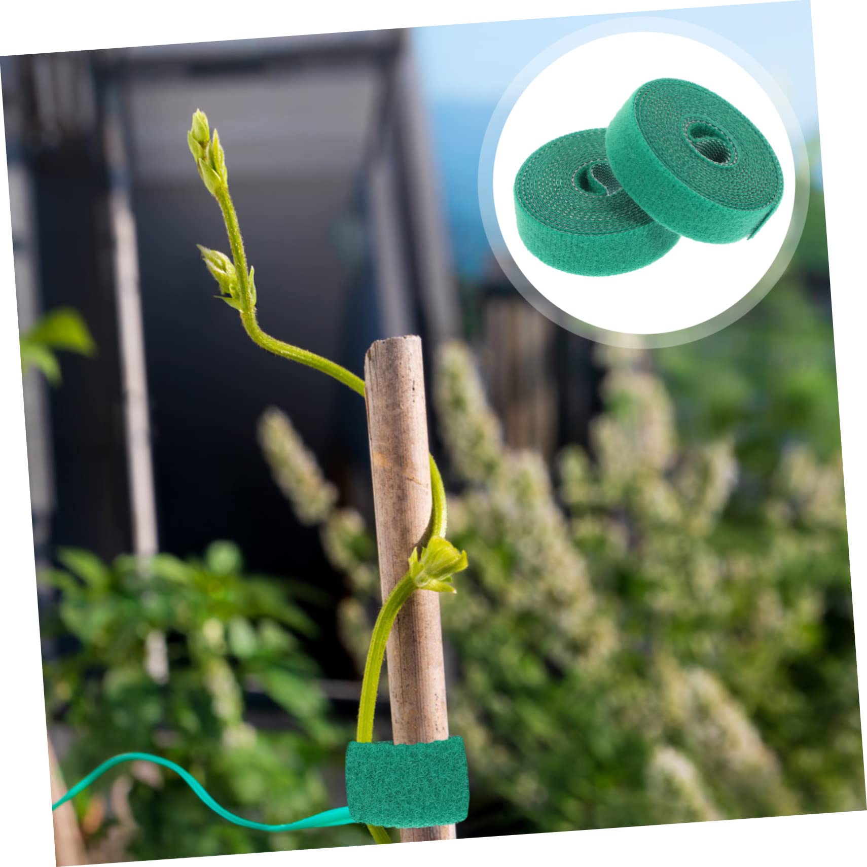 4stücke Wiederverwendbare Pflanzenbinder Flexible Gartenbänder Unterstützung Und Fixierung Von Pflanzen Pro Rolle Grün Für Tomaten Und Andere Gewächse