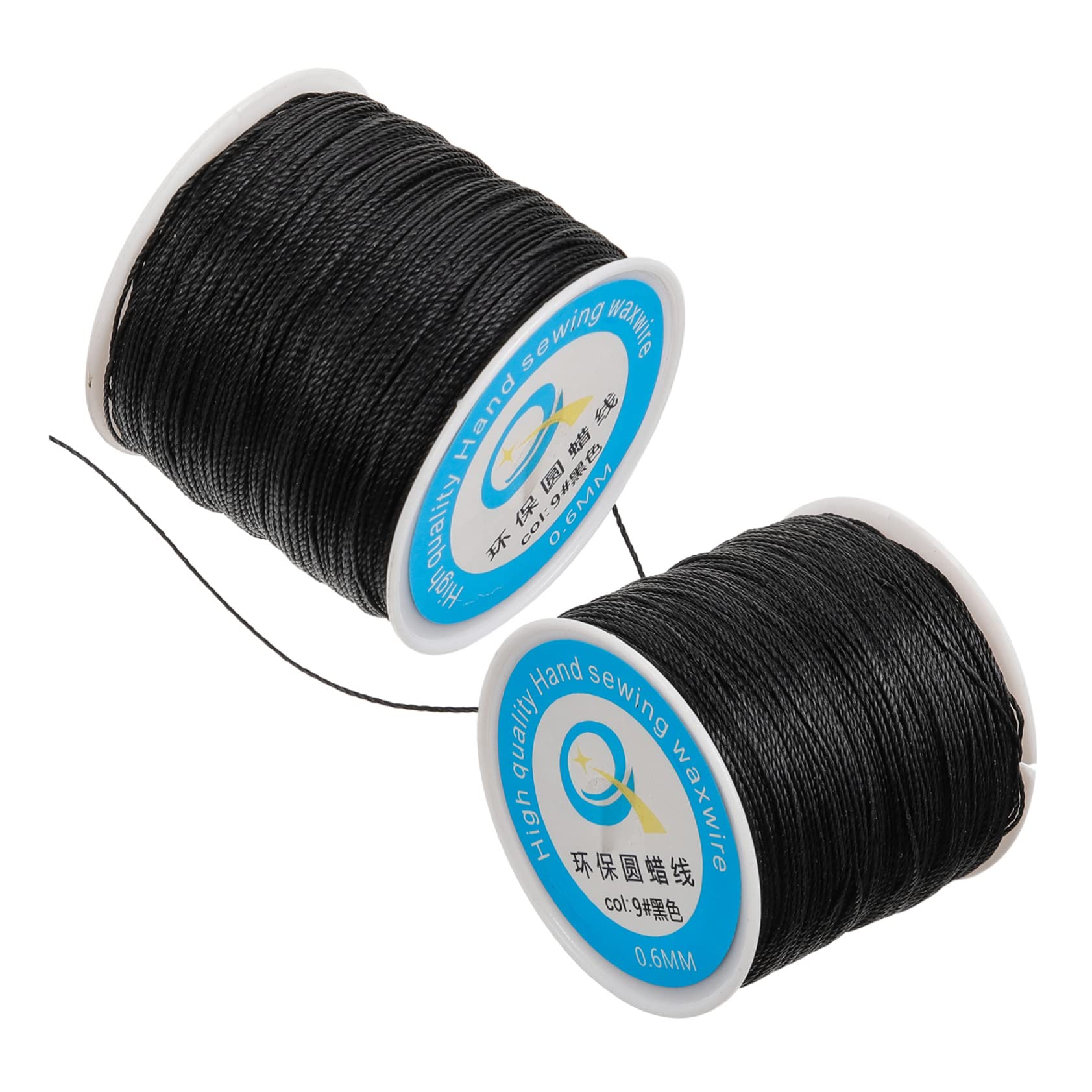 SHINEOFI 6pezzi Filo Di Cera Per Cucito Pelle Filo Resistente Per Progetti Artigianali Riparazioni Di Scarpe e Creazione Di Braccialetti Pelle
