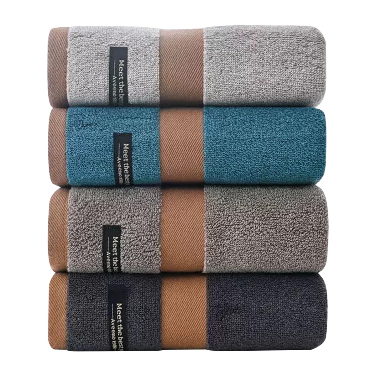 Serviette de toilette pour sport spa et voyage coton 34x74cm