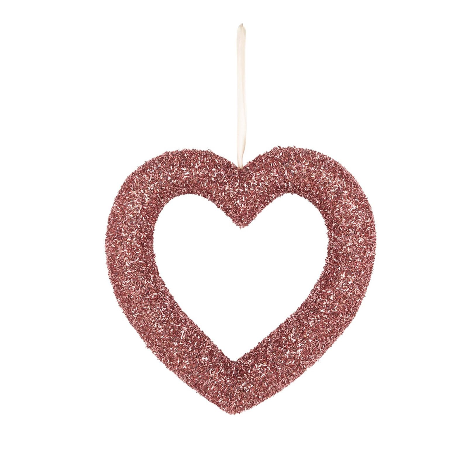 Heart Wreath Decors Valentine Wreath Charm Decoration Enhances Romance Ambiances in Any Space Shape Wall Decors