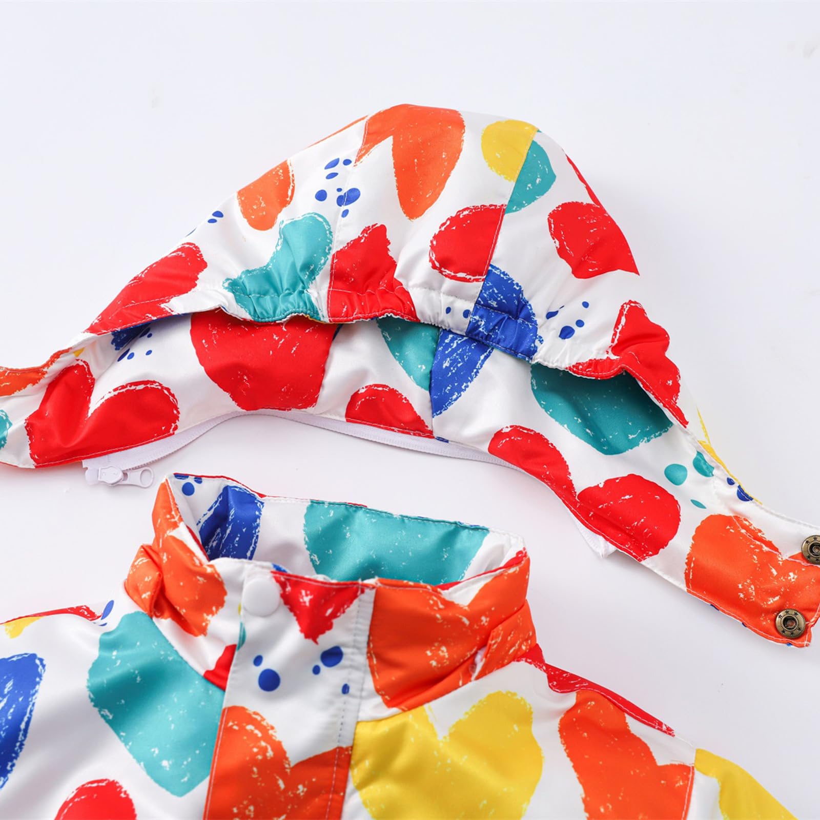 Niños Niños Niñas Invierno Espesar Desmontable Abrigo con Capucha Chaqueta Traje De Nieve Niño A De Viento Cálido Mono Prendas De Vestir Ropa De Nieve Traje De Calor