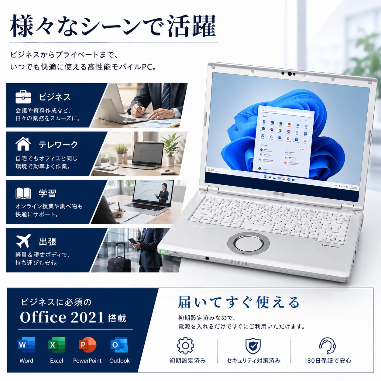 Amazon.co.jp: 【整備済み品】ノートパソコン Let's note CF-LV1 第11