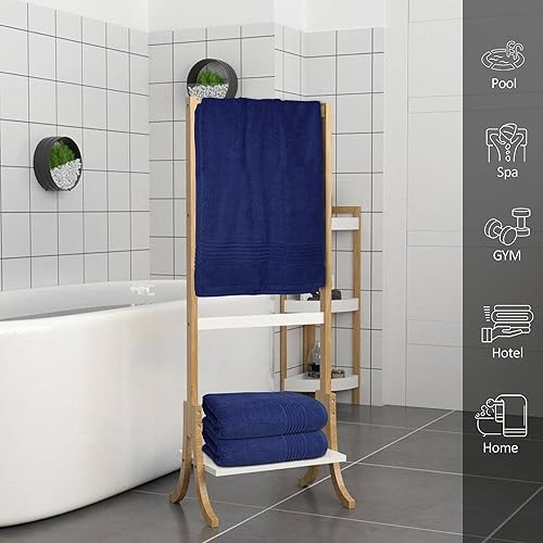 Miniatura 6 de Supreme Edition - Toallas de baño grandes de 700 GSM, 30 x 60 pulgadas, 100% algodón, altamente absorbentes para la mejor experiencia (paquete de 4,