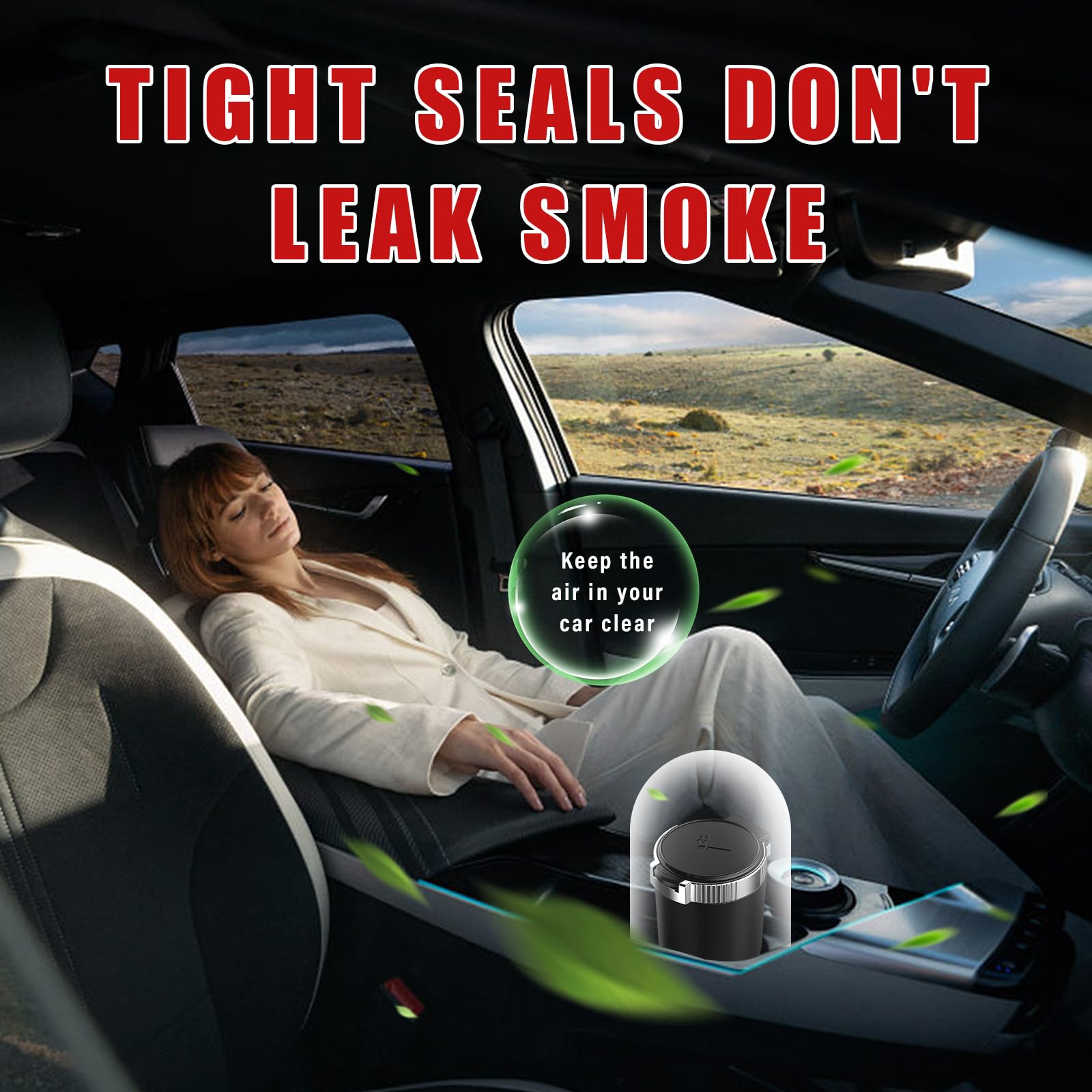 Portable LED-Lit Pop-up Car Ashtray - XtreamShop