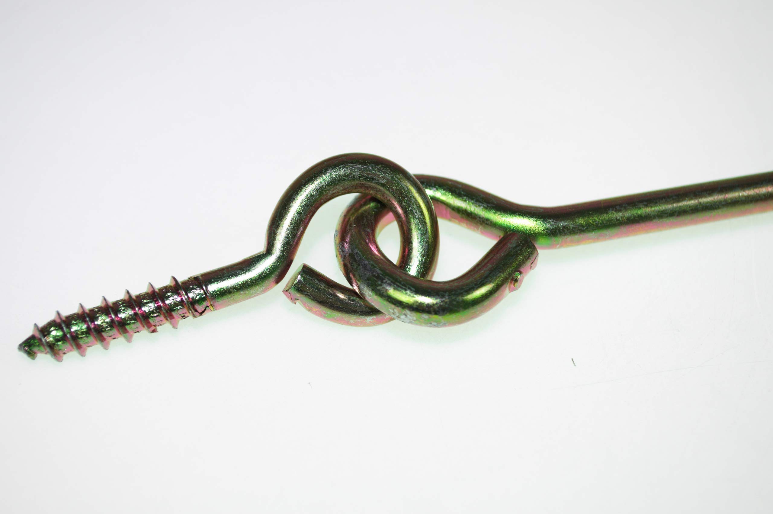 Sturmhaken Mit Öse Platten, Torbefestigung, 8 X 120 Mm Fensterhaken, Verzinkt