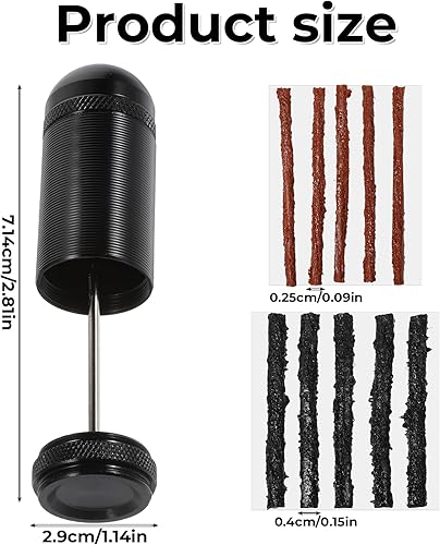 Miniatura 2 de Kits de reparación de neumáticos de bicicleta sin cámara para reparar un pinchazo o desinflado para neumáticos de bicicleta de carretera y MTB