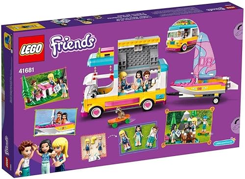 Miniatura 3 de LEGO Friends Forest Camper Van y velero 41681 Kit de construcción juguete del bosque nuevo 2021 (487 piezas)
